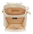 Kingport Industries LLC GTM-201/PB Bone Mini Slim Crossbody Bag in Cow Leather