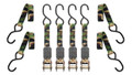 Walkers Game Ear Muddy Mud-SDRS8-4PK Standard Duty Ratchet Strap - 1 Inch x 8 Feet