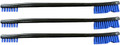 Pro-Shot BAP-3PK Utility Cleaning and Restoration Blue Stiff Brush Set