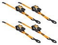 Walkers Game Ear Muddy Mud-RRS10 1 Inch x 10 Inch Ratchet Straps, 4 Pack