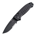 Hogue Ballista-I 3.5 Auto Drop Blade Knife Black Serrated
