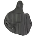 1791 Gunleather Revolver Thumb Break Belt Holster Size 4.3 for L-Frame Revolvers, Outside Waistband, Stealth Black