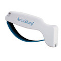 AccuSharp Knife Sharpener White - Ergonomic Design with Diamond-Honed Tungsten Carbide Blades