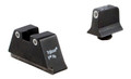 Trijicon Suppressor and Optic Height Sight Set White