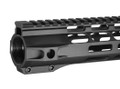JE Machine Tech G Style 15-Inch AR-15 M-LOK Free-Float Clamp-On Handguard Black