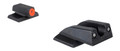 Trijicon Suppressor/Optic Height HD XR Night Sight Set for S&W Bodyguard 2.0 Green Tritium Orange Front Outline