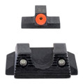 Trijicon Suppressor/Optic Height HD XR Night Sight Set for S&W Bodyguard 2.0 Green Tritium Orange Front Outline
