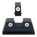 Trijicon Suppressor/Optic Height Night Sight Set for Glock 43X/48 MOS Green Tritium White Outline