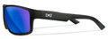 Wiley X Peak XL Captivate Blue Mirror and Matte Black Sunglasses