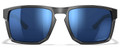 Wiley X Founder Captivate Blue Mirror Sunglasses with Crystal Gray Frame