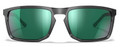 Wiley X Axe Captivate Green Mirror and Clear Gray Lenses Safety Glasses