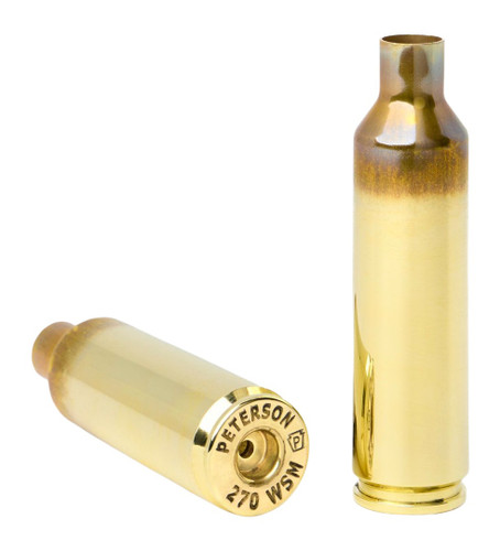 Peterson Cartridge .270 WSM Rifle Brass