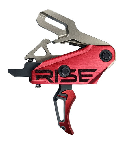 Rise Armament T35-BR Rev 535 Slide Snap AR Trigger Black Red