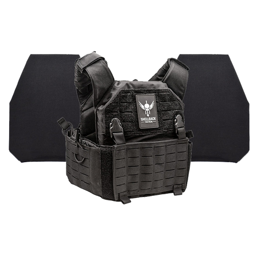 SHELLBACK TACTICAL RAMPAGE 2.0 LEVEL IV ARMOR KIT WITH MODEL 26605-2 CERAMIC PLATES