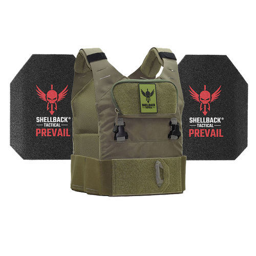 SHELLBACK TACTICAL STEALTH 2.0 LEVEL III ARMOR KIT WITH AR1000 STEEL PLATES