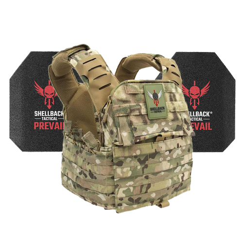 SHELLBACK TACTICAL BANSHEE ELITE 2.0 LEVEL III ARMOR KIT WITH AR1000 STEEL PLATES