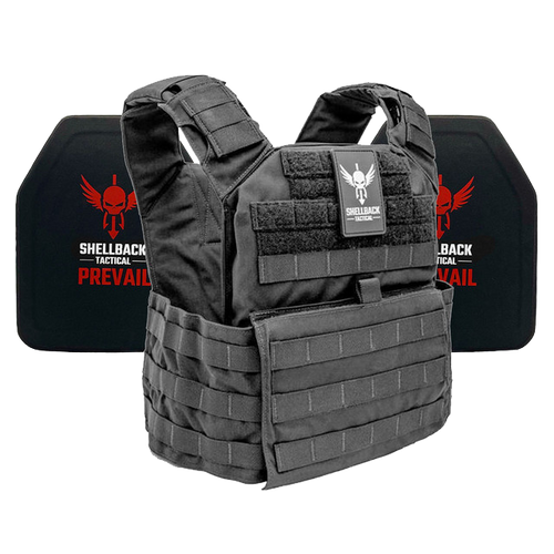 SHELLBACK TACTICAL BANSHEE RIFLE LIGHTWEIGHT LEVEL IV ARMOR KIT WITH MODEL 4SICMH CERAMIC PLATES