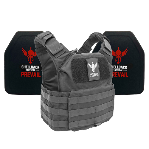 Shellback Tactical Patriot Lightweight Level IV Armor Kit with Model 4SICMH Ceramic Plates