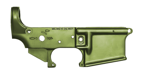 WORKHORSE FORGED LOWER RECEIVER ANODIZED OD GREEN — AR15 / M16 / M4