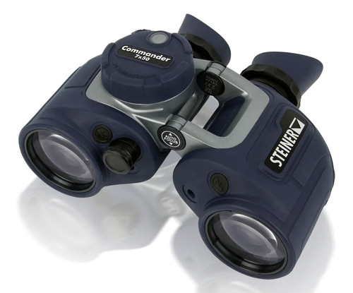 Steiner 2346 7x50 Commander Binoculars with Compass and Rubber Armoring