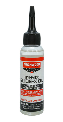 Birchwood Casey Synvex Glide-X Oil 2 oz Pump Lubricant for Firearms and Equipment