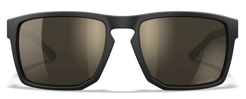 Wiley X AC6APX04 Apex Captivate Shooting Glasses Tungsten Mirror Black