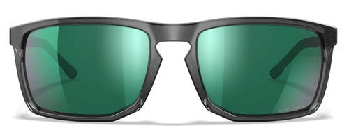Wiley X Axe Captivate Green Mirror and Clear Gray Lenses Safety Glasses