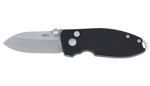Columbia River Squid Button Lock Folding Knife 2.27 Inch Black