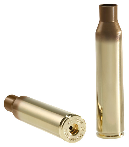 Peterson Cartridge 40005-R 338 Lapua Match-Grade Brass Casings 50/10