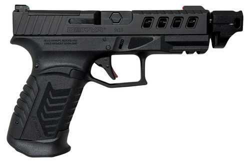 Derya Firearms DY9 COMP 9mm Pistol with 4.64-inch Threaded Barrel and Optic Ready Slide
