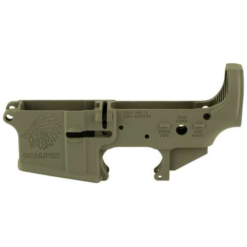 SCALPER Stripped Lower Receiver Cerakote Finish ODG