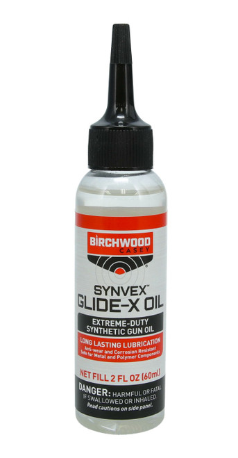 Birchwood Casey Synvex Glide-X Oil 2 oz Pump Lubricant for Firearms and Equipment
