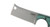 Columbia River Minimlist Cleaver 2.13 Inch Green Black Kitchen Knife