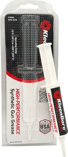 Kleen-Bore KB-HPG High-Performance Gun Grease Syringe 11cc