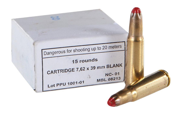 TRZ PPU 7.62x39 Blank M68 Ammo