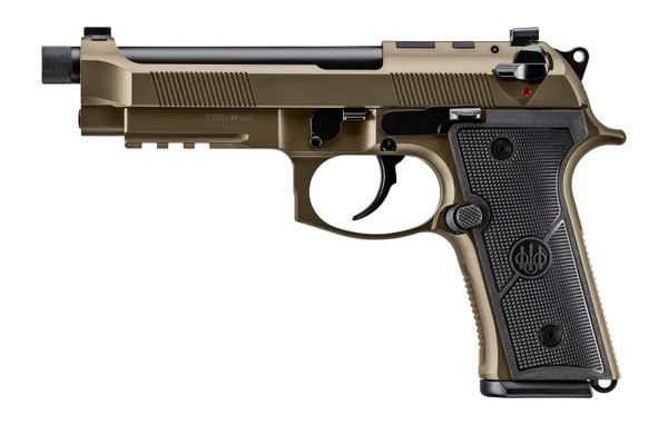 Beretta M9A4 Overlanding 9mm Pistol – 5.1" Threaded Barrel Nomad Bronze Cerakote