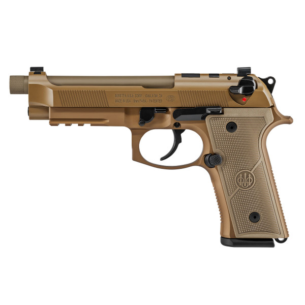 Beretta M9A4 Overlanding 9mm Pistol – 5.1" Threaded Barrel Clay Cerakote / California Compliant