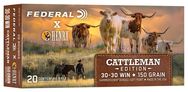 Federal LG3030CATT 150 Grain Hammer Henry Ammunition 20-Round Box