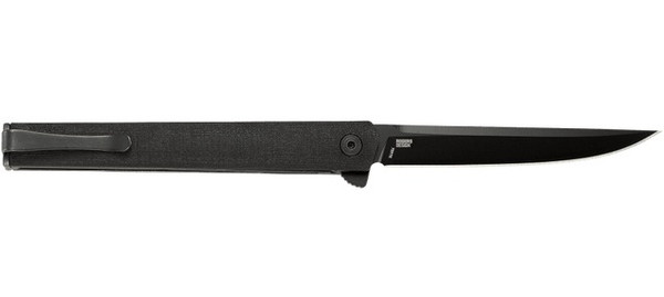 Columbia River CEO Flipper Knife 3.35-Inch Blade Black Handle