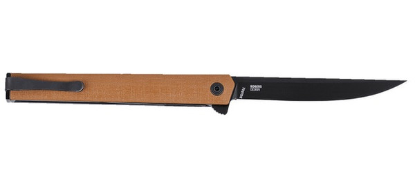 Columbia River CRKT 7097DKC CEO Flipper Knife 3.35 Inches Desert Tan