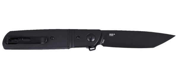 Columbia River BamBoozled 3.32-Inch Tanto Knife Black