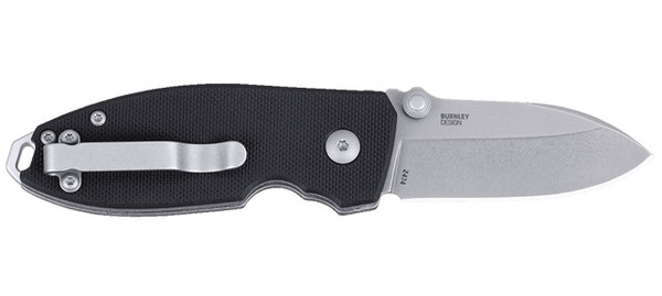 Columbia River Squid Button Lock Folding Knife 2.27 Inch Black