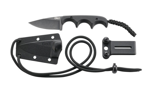 Columbia River Minimalist 2384KC Fixed Blade Knife Black