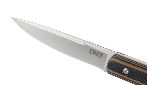 Columbia River Biwa 3.02 Inch Brown Black Folding Knife