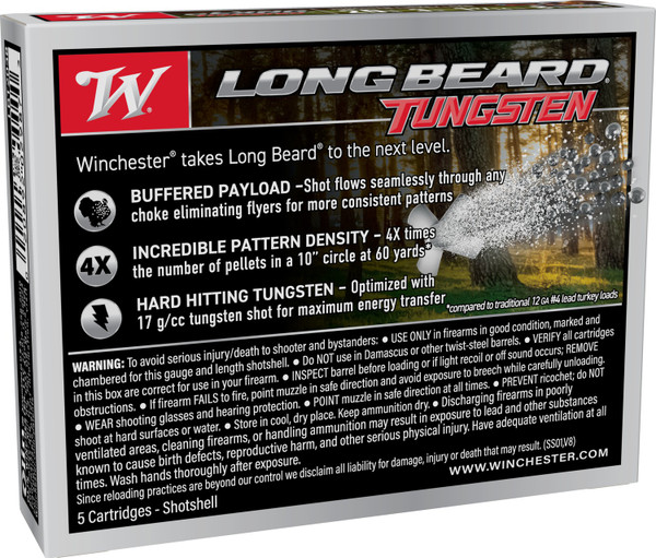 Winchester Ammo LBT2038 20-Gauge 3-Inch #8 Longbeard Turkey Shotgun Shells