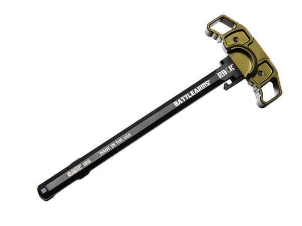 Battle Arms RACK Ambidextrous Charging Handle – AR15/M4/M16 - SIZE D - ANODIZED OD GREEN