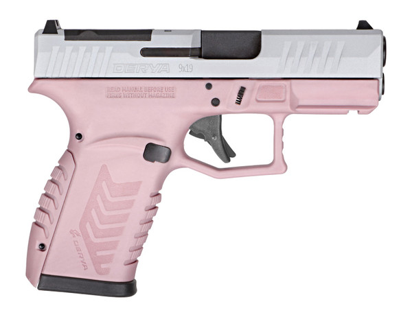 Derya Firearms DY9Z Pink 9mm Semi-Automatic Pistol with 15-Round Magazine