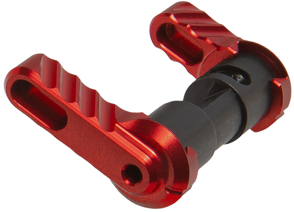 BATTLEARMS BAD-ASS-LITE Lightweight Ambidextrous Safety Selector – Red Anodized | AR15/M4/M16/AR10