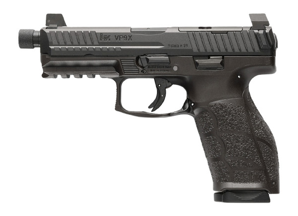 HK VP9A1X Tactical 9mm Pistol with Threaded Barrel and Optic-Ready Slide