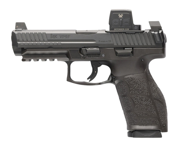 HK VP9A1F 9mm Luger Pistol with Optic and 15-Round Capacity
